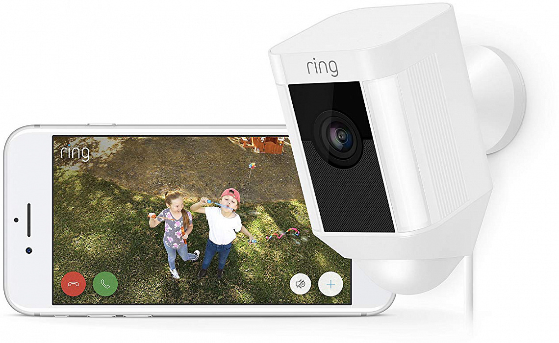 IP-камера Ring Spotlight Cam Wired (White) купить в интернет-магазине icover