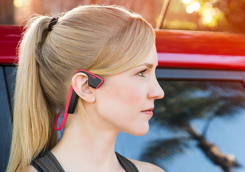 Стерео Bluetooth-гарнитура AfterShokz Trekz Titanium AS600PK (Pink) купить в интернет-магазине icover