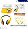 Детские Bluetooth-наушники с микрофоном BuddyPhones Wave (Bee) купить в интернет-магазине icover