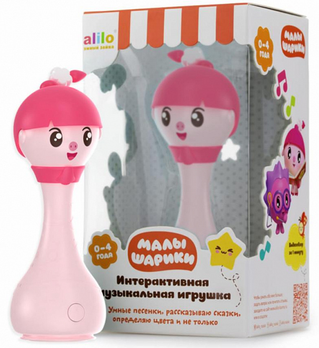 Интерактивная музыкальная игрушка Alilo Малышарики Нюшенька R1 (62221) купить в интернет-магазине icover