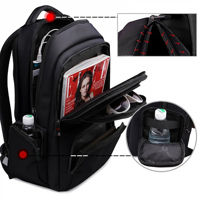 Рюкзак Tigernu T-B3140 17" (Black) купить в интернет-магазине icover