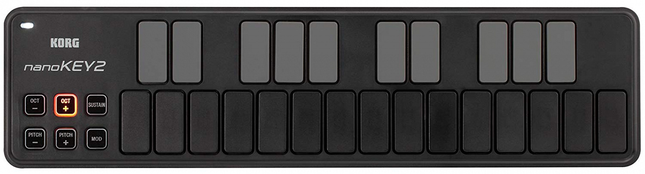MIDI-клавиатура Korg nanoKEY2 A030500 (Black) купить в интернет-магазине icover