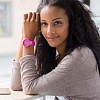 Runtastic Moment Fun (RUNMOFU3) - спортивные часы (Raspberry) купить в интернет-магазине icover