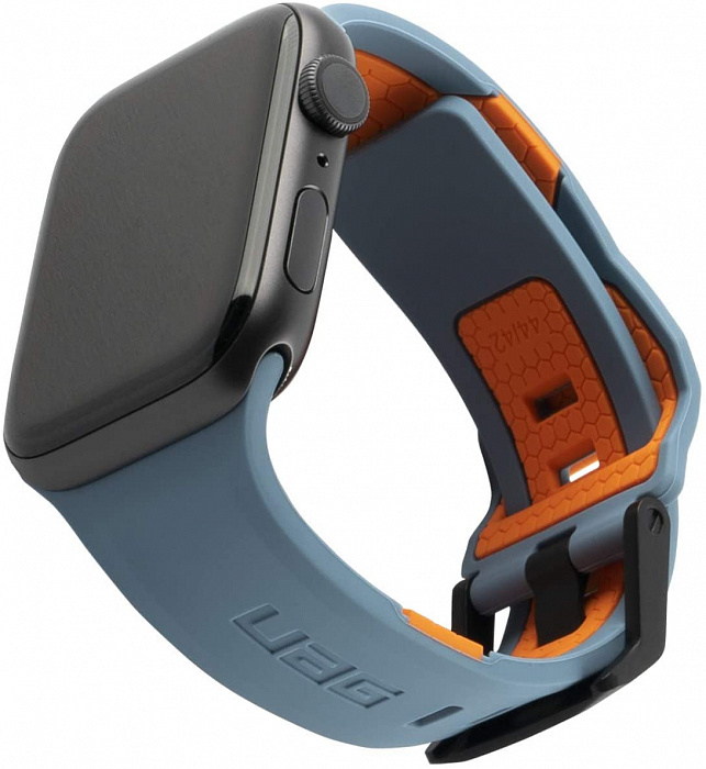 Ремешок UAG Civilian Strap (19148D115497) для Apple Watch SE/6 42/44 mm (Slate/Orange) купить в интернет-магазине icover