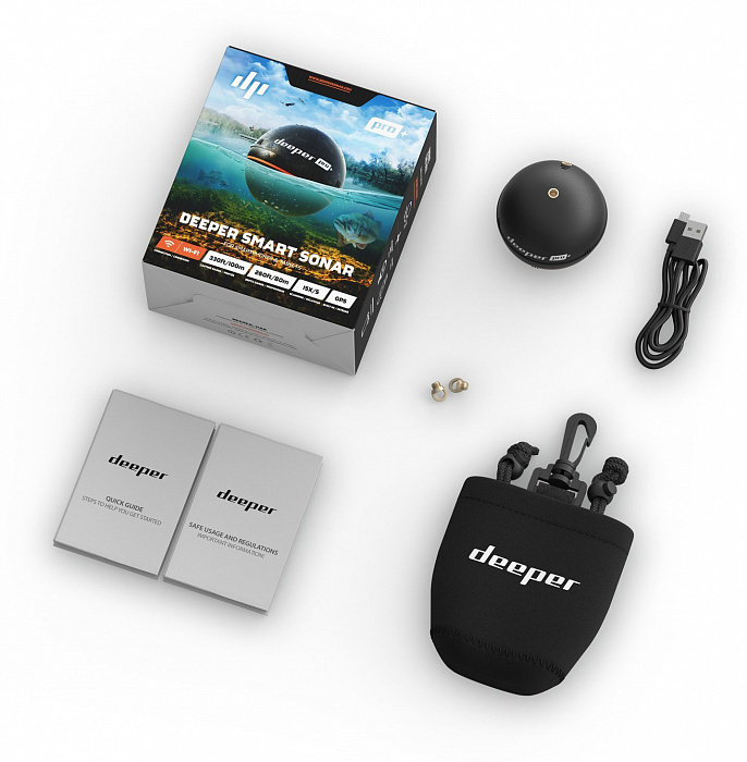Беспроводной эхолот Deeper Sonar Pro+ (Wi-Fi+GPS) купить в интернет-магазине icover