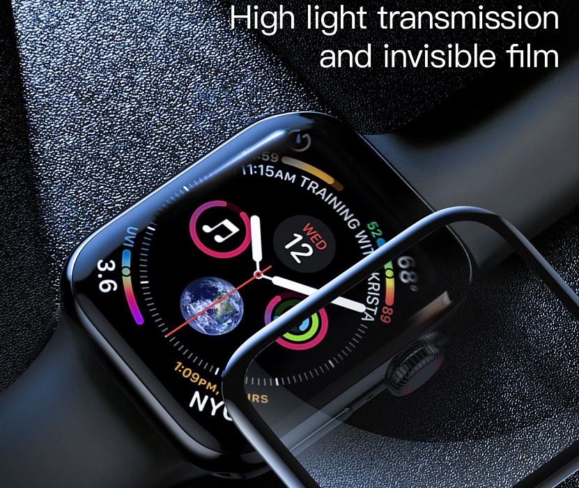Защитное стекло Autobot UR для Apple Watch Series SE/6/4 40mm (Black) купить в интернет-магазине icover