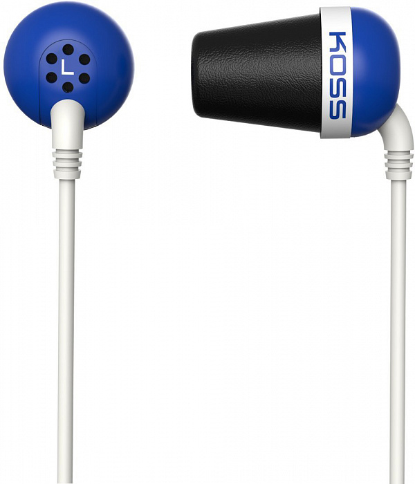 Koss The Plug (15116951) - внутриканальные наушники (Blue) купить в интернет-магазине icover