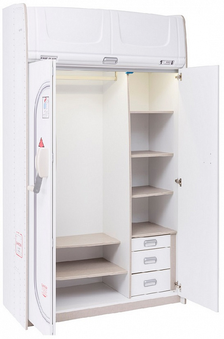 Cilek First Class (FC-1002) - шкаф 3-х дверный (White) купить в интернет-магазине icover
