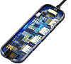 USB-концентратор Baseus Multi-functional Hub (CAHUB-DZ0G) USB-C to HDMI/3xUSB 3.0/RJ45/PD (Deep Grey) купить в интернет-магазине icover