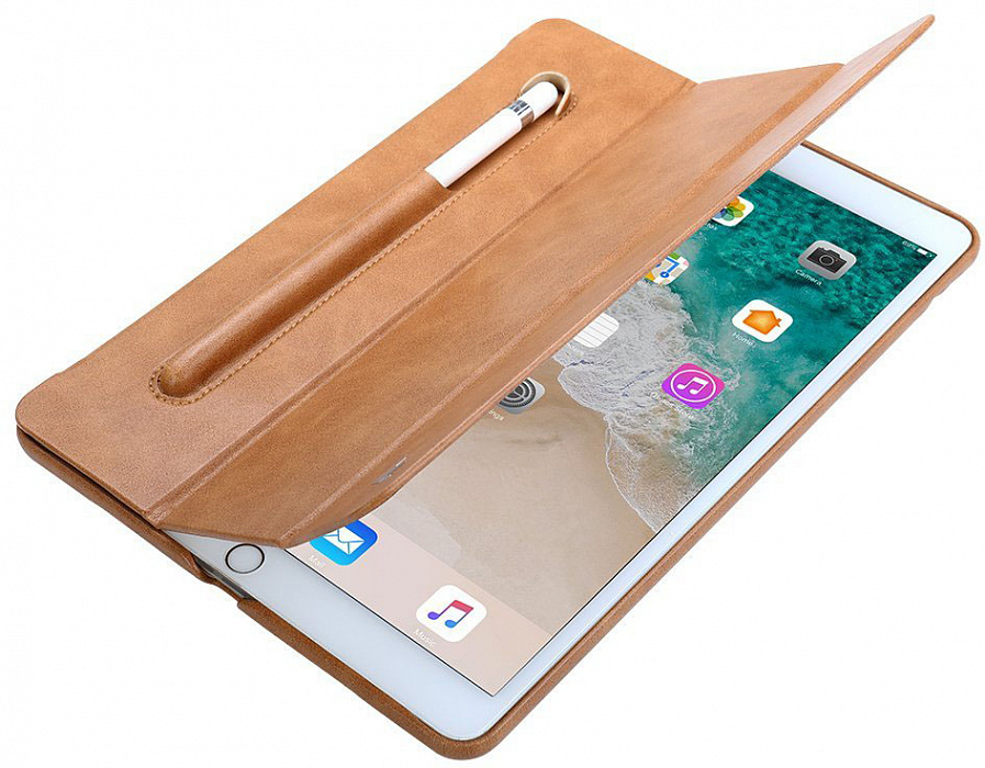 Чехол Jisoncase PU Leather (JS-PRO-31M20) для iPad Pro 10.5 (Brown) купить в интернет-магазине icover