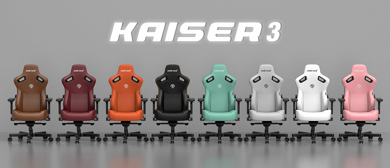 Игровое кресло AndaSeat Kaiser 3 L (Black) купить в интернет-магазине icover