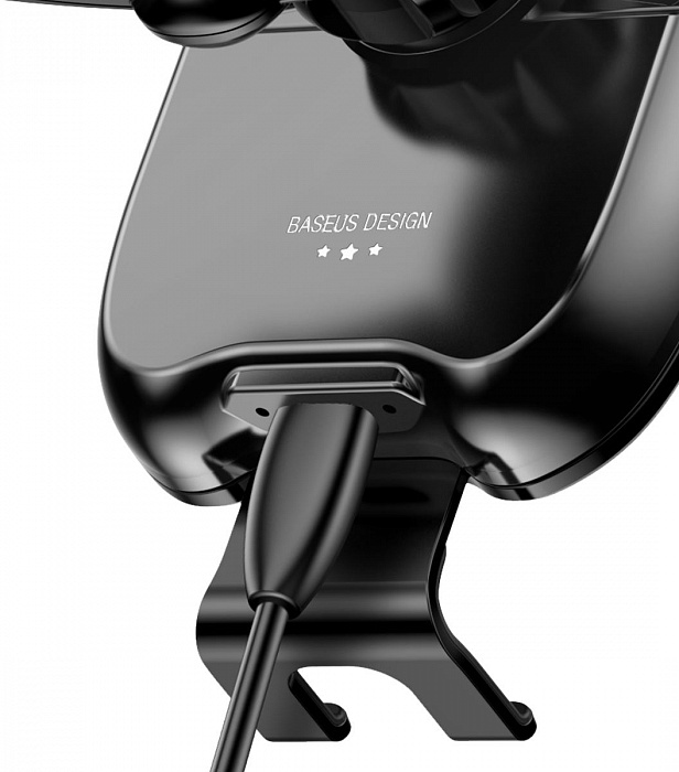 Автомобильный сенсорный держатель Baseus Smart Vehicle Bracket Wireless Charger (WXZN-01) для смартфона (Black) купить в интернет-магазине icover