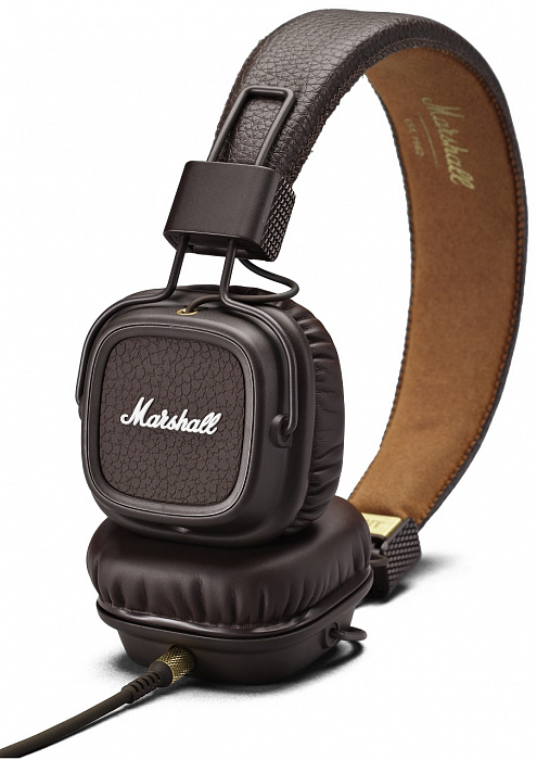 Наушники Marshall Major II с микрофоном (Brown) купить в интернет-магазине icover