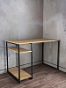Стол письменный с полкой для ПК RIDBERG GILBERT (Oak/Black) купить в интернет-магазине icover