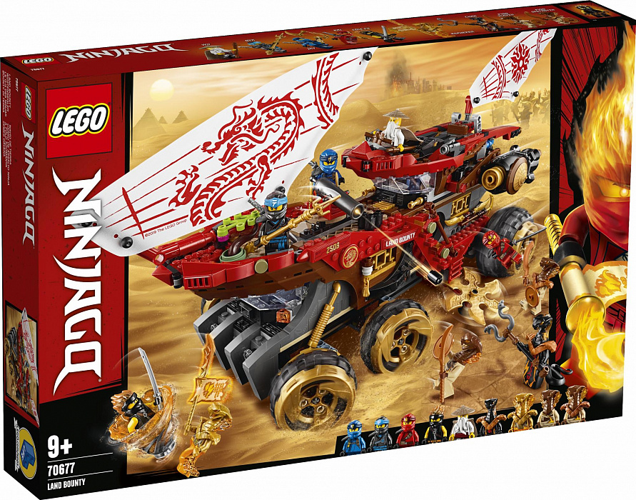 Конструктор Lego Ninja Go Land Bounty 70677 (Red) купить в интернет-магазине icover