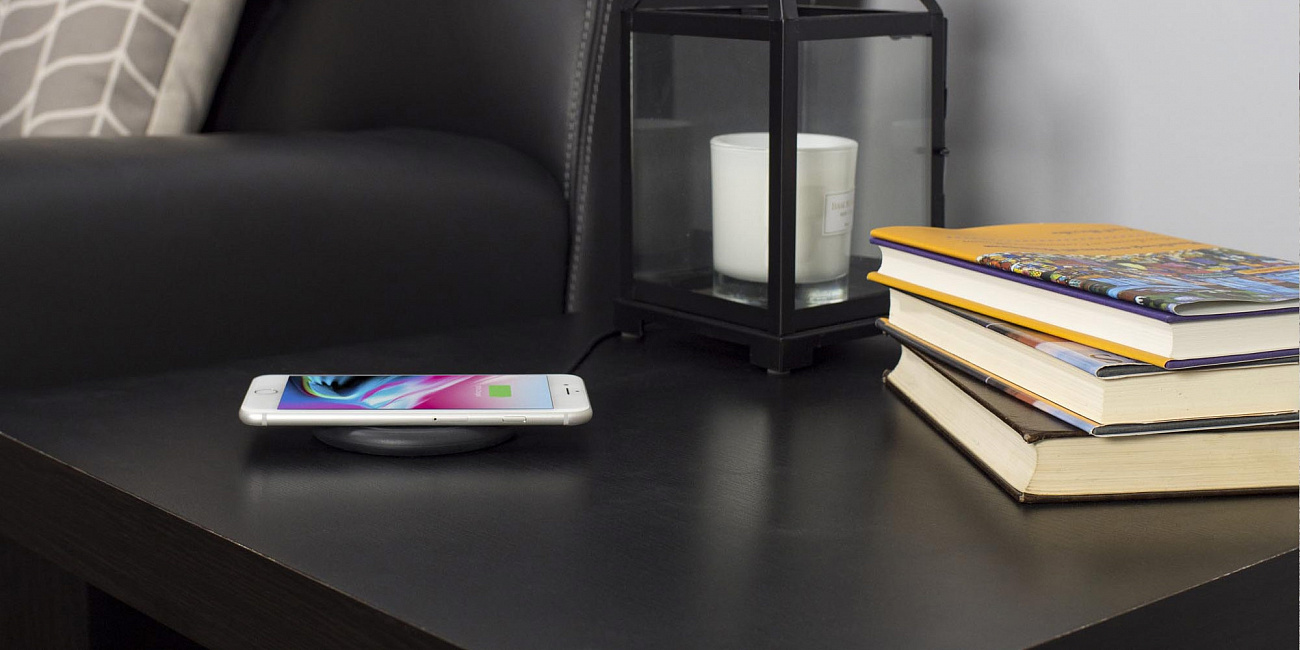 Беспроводное зарядное устройство Mophie Wireless Charging Base для iPhone 8/8 Plus/X (Black) купить в интернет-магазине icover