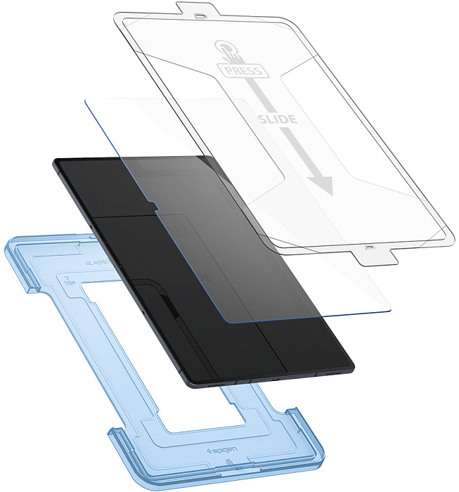 Защитное стекло Spigen EZ FIT GLAS.tR (AGL04226) для Galaxy Tab S8 Ultra (Clear) купить в интернет-магазине icover