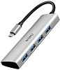 USB-концентратор Wiwu Alpha A440 USB-C (Grey) купить в интернет-магазине icover