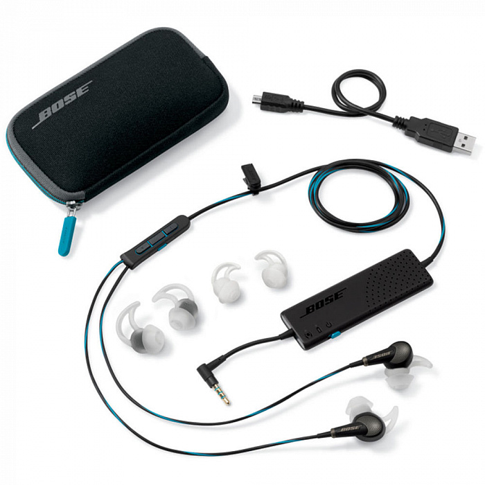 Вставные наушники Bose QuietComfort 20i QC20i для iPhone/iPod/iPad (Black) купить в интернет-магазине icover