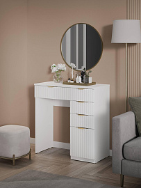 Стол туалетный RIDBERG LUGANO 5Я (White/Gold) купить в интернет-магазине icover