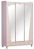 Calimera Flower FW101 - 3-х дверный шкаф с зеркалом (Beige/lilac) купить в интернет-магазине icover