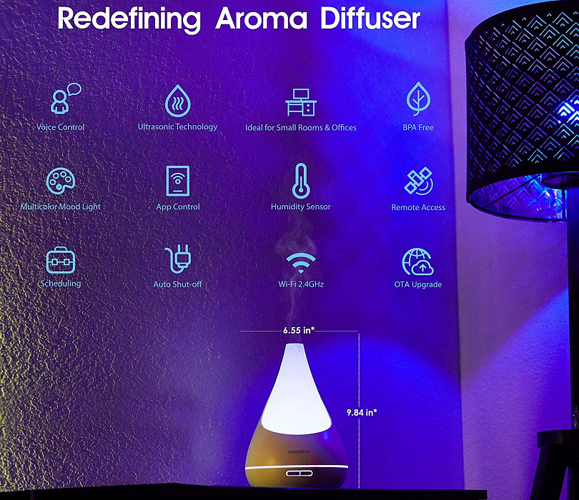 Аромадиффузор VOCOlinc FlowerBud Smart Diffuser Apple HomeKit (White) купить в интернет-магазине icover