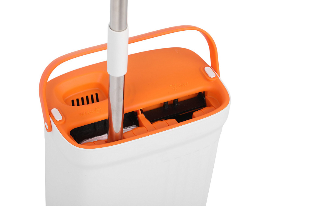 Швабра и ведро Ridberg Premium 2mop (White/Orange) купить в интернет-магазине icover