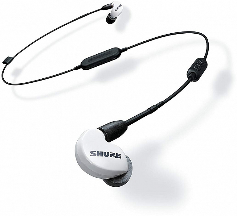 Bluetooth-наушники с микрофоном Shure SE215SPE-W-BT1 (White) купить в интернет-магазине icover