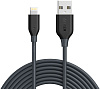 Anker PowerLine 3 м (A8113H11) - кабель Lightning to USB (Space Gray) купить в интернет-магазине icover