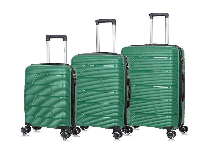 Чемодан L'Case Manila (Dark Green) размер L купить в интернет-магазине icover