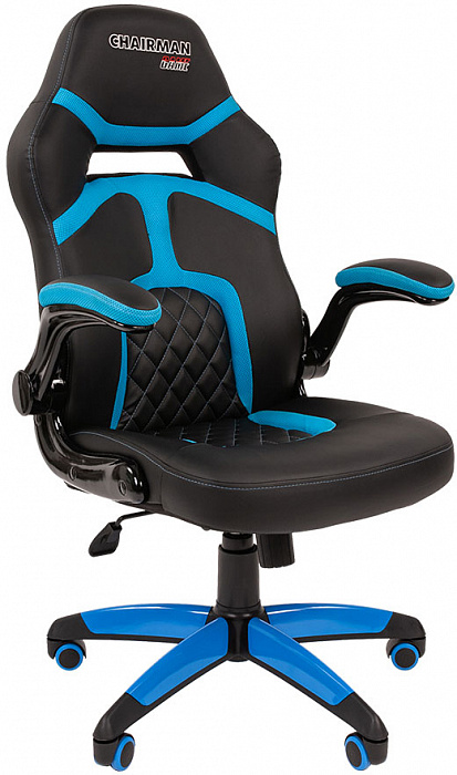 Игровое кресло Chairman Game 18 00-07051188 (Black/Blue) купить в интернет-магазине icover