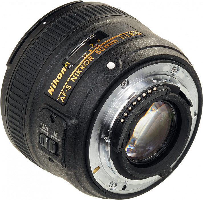 Объектив Nikon 50mm f/1.8G AF-S Nikkor (Black) купить в интернет-магазине icover