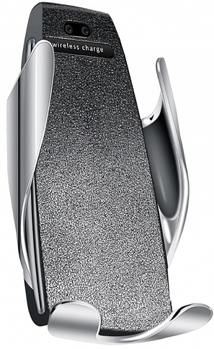 Беспроводная зарядка-автодержатель Wiwu Wireless Charger Magic Clip S5 (Black) купить в интернет-магазине icover