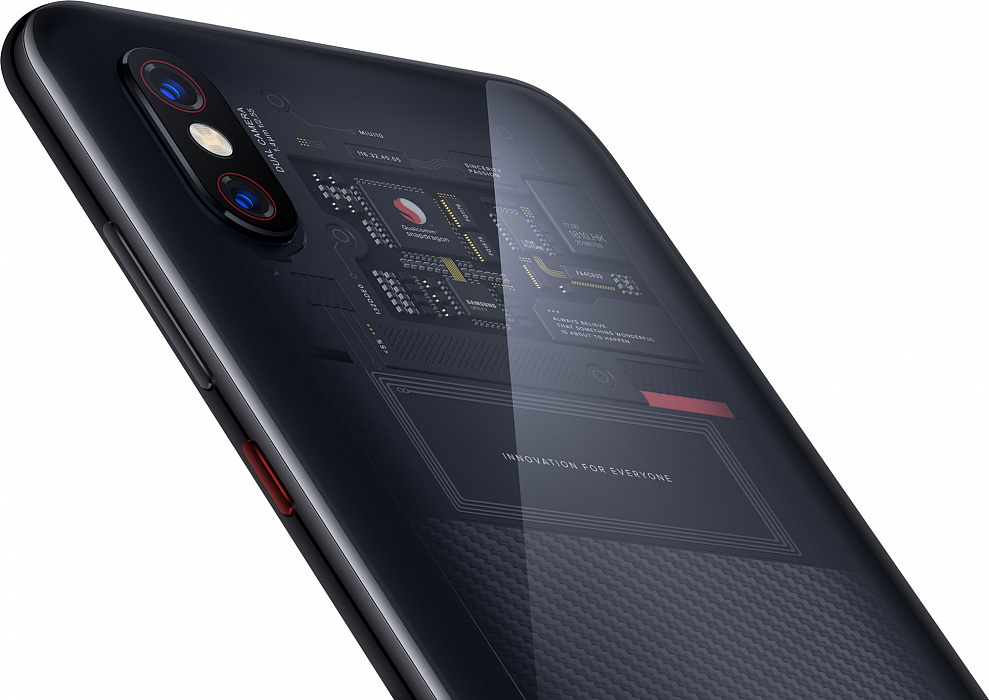 Смартфон Xiaomi Mi 8 Pro 128Gb M1807E8A (Transparent Titanium) купить в интернет-магазине icover