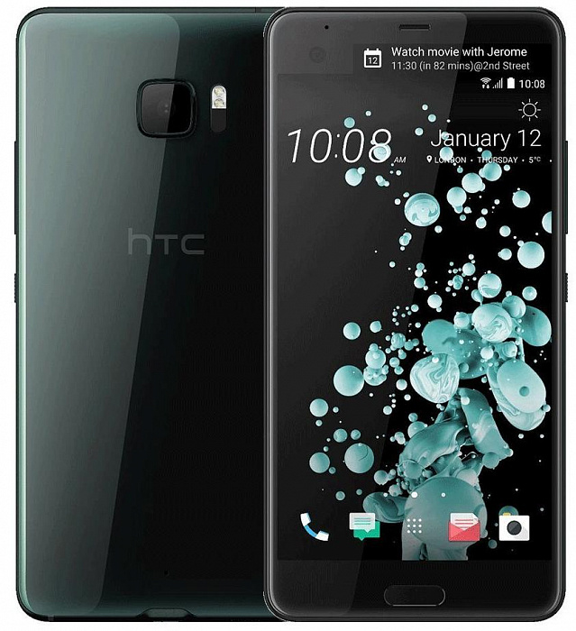 Cмартфон HTC U Ultra 128Gb (Brilliant Black) купить в интернет-магазине icover
