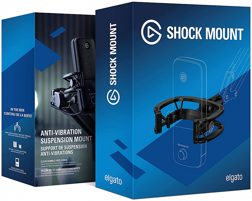 Держатель для микрофона Elgato Shock Mount (10MAE9901) для Elgato Wave 1/Wave 3 (Black) купить в интернет-магазине icover