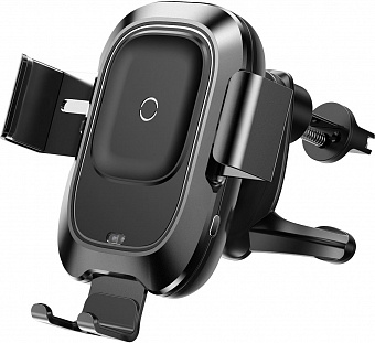 Автомобильный сенсорный держатель Baseus Smart Vehicle Bracket Wireless Charger (WXZN-01) для смартфона (Black)