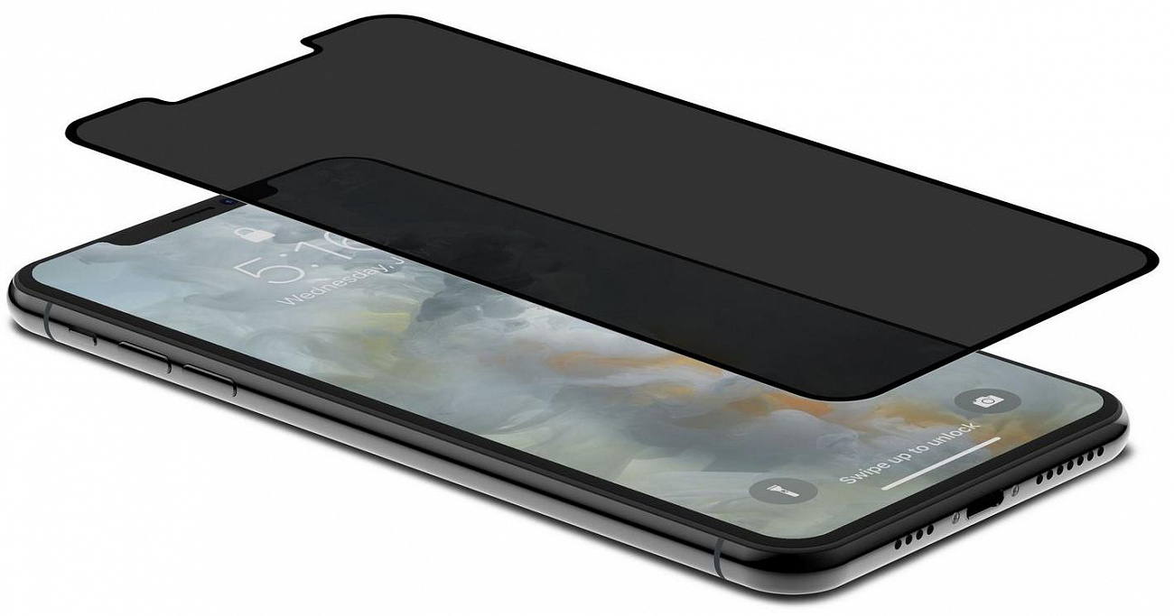 Защитное стекло Moshi IonGlass Privacy (99MO115001) для iPhone XR (Black) купить в интернет-магазине icover