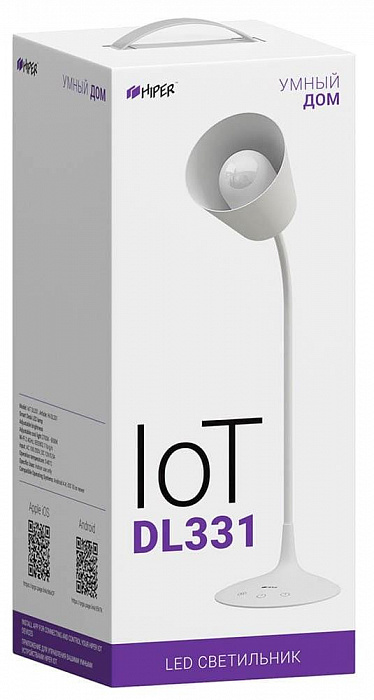 Настольная лампа HIPER IoT DL331 (White) купить в интернет-магазине icover