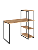 Стол-стеллаж лофт мини RIDBERG MEMPHIS (Oak/Black) купить в интернет-магазине icover