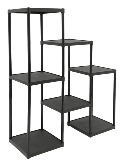 Стеллаж напольный для цветов Ridberg 7 полок (Black) купить в интернет-магазине icover