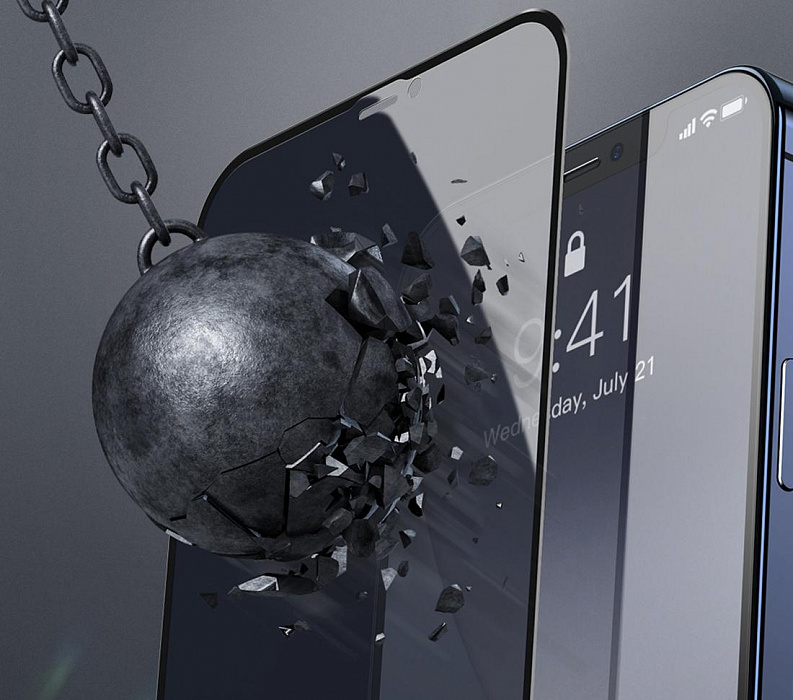Защитное стекло Baseus Tempered Glass Screen Protector (SGAPIPH67N-ATG01) для iPhone 12 Pro Max (Black) купить в интернет-магазине icover