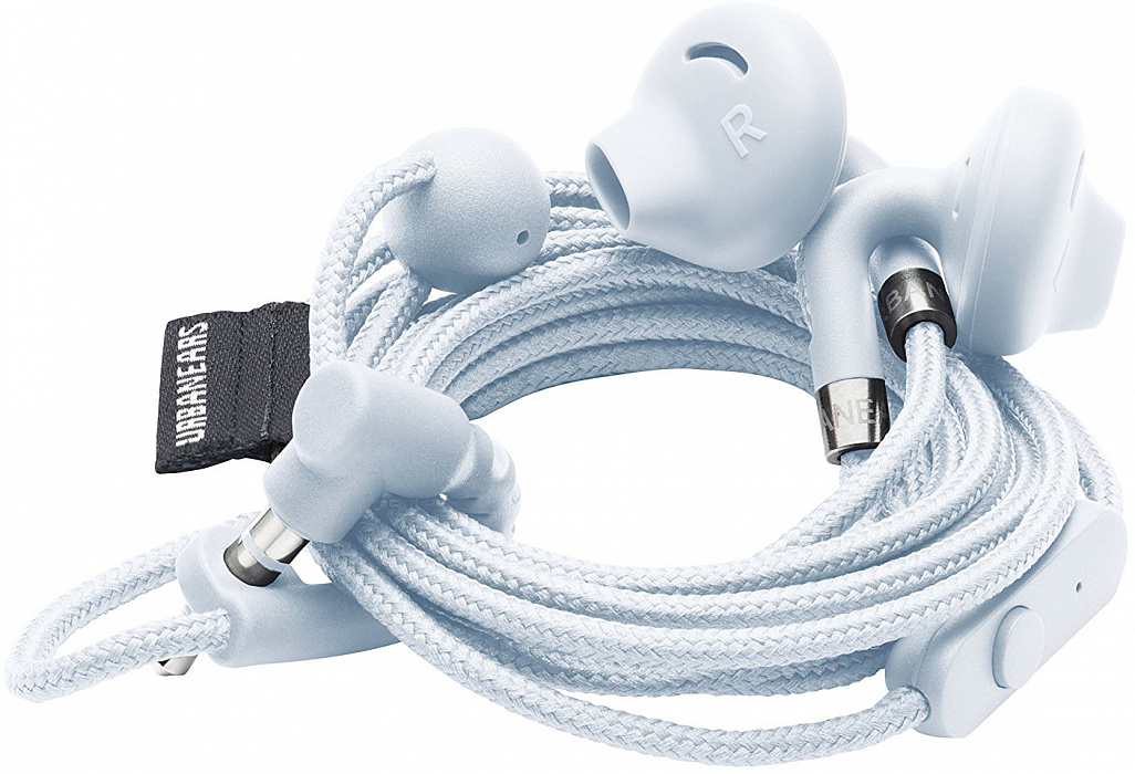 Urbanears Sumpan - наушники-вкладыши с микрофоном (Snow Blue) купить в интернет-магазине icover