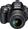 Nikon D5100 - зеркальный фотоаппарат (Black) + объектив AF-S DX NIKKOR 18-55mm f/3.5-5.6G II ED VR купить в интернет-магазине icover