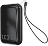 Внешний аккумулятор Baseus Mini S Bracket 10W Wireless Charger 10000mAh (Black) купить в интернет-магазине icover