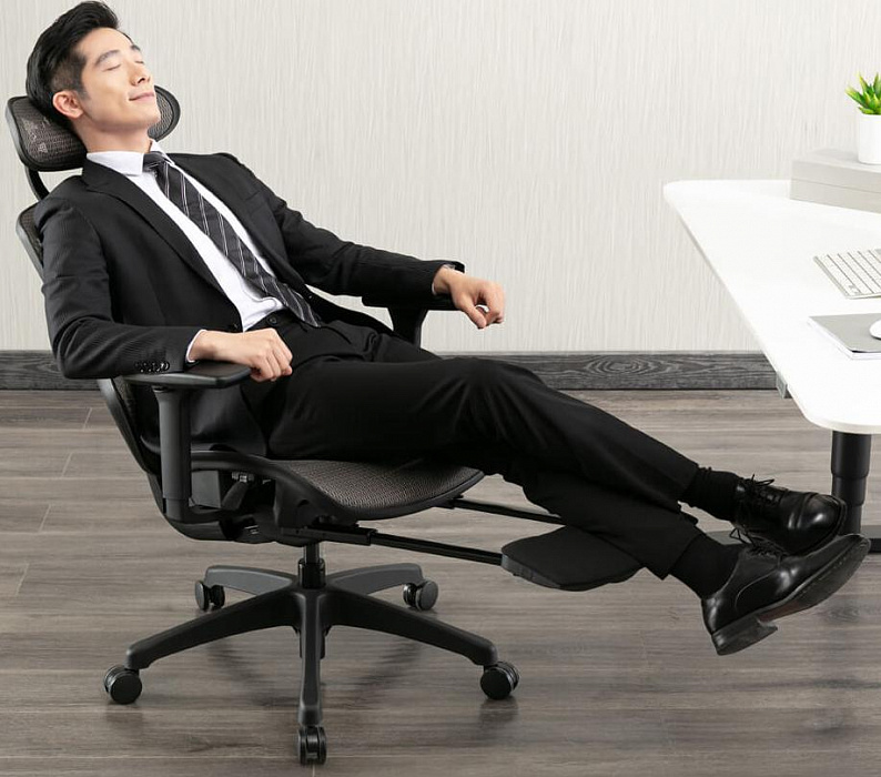 Эргономичное кресло Xiaomi UE Toto Recliner (Black) купить в интернет-магазине icover