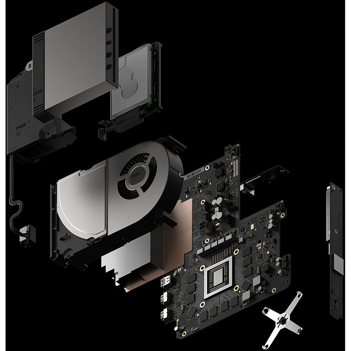 Игровая консоль Xbox One X 1Tb (CYV-00331) Gears of War (Black) купить в интернет-магазине icover