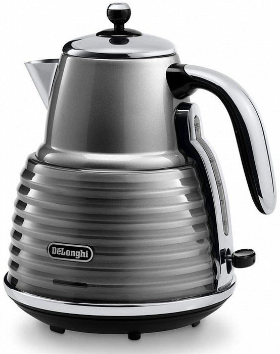 DeLonghi Scultura KBZ 2001 - чайник электрический (Grey) купить в интернет-магазине icover