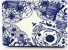 Накладка i-Blason Cover для MacBook Air 13 (Blue Line Flowers) купить в интернет-магазине icover