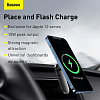 Автомобильный держатель Baseus Big Energy Car Mount Wireless Charger (WXJN-01) для iPhone 12 (Black) купить в интернет-магазине icover